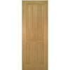 Bespoke Eton Real American Oak Veneer Internal Door Pair - Unfinished