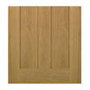 Eton Real American White Oak Veneer Double Evokit Pocket Door Detail - Unfinished