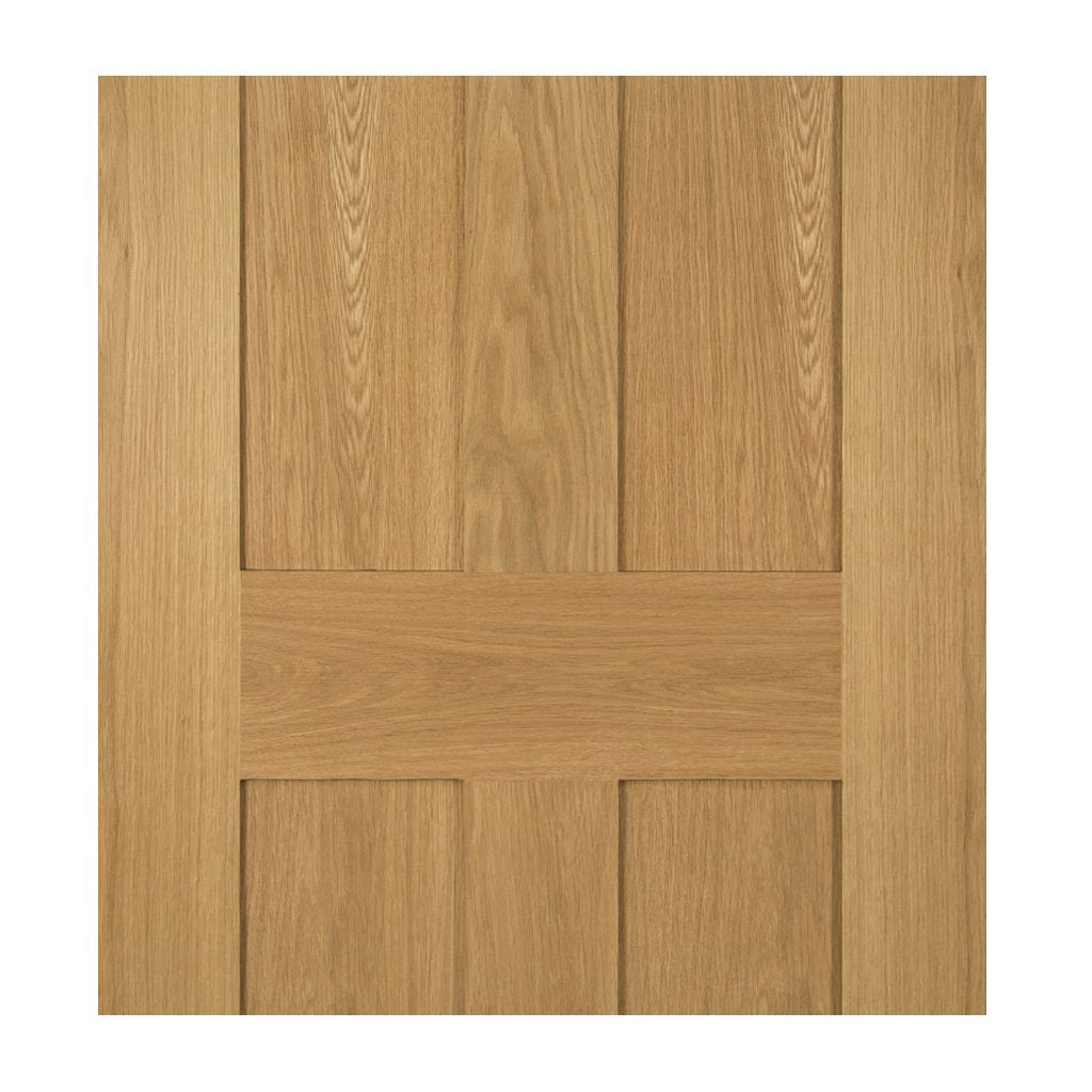 Eton Real American White Oak Veneer Door Pair - Unfinished
