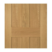 Eton American White Oak Veneer Staffetta Quad Telescopic Pocket Doors - Unfinished