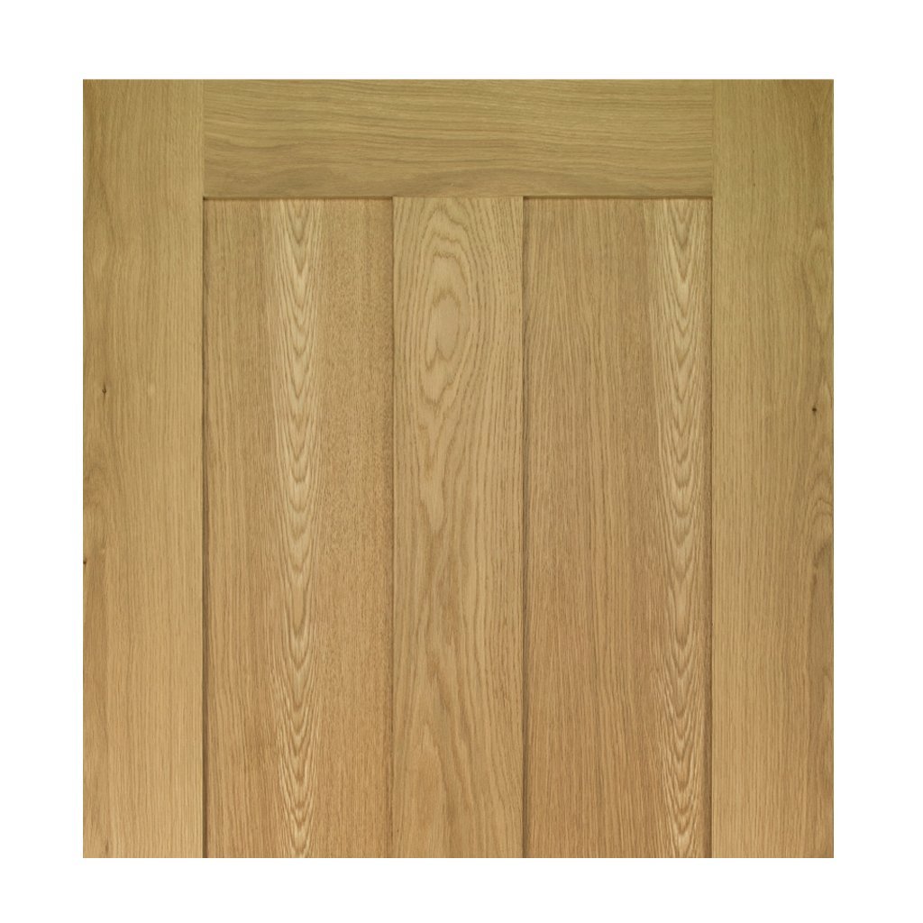Eton American White Oak Veneer Staffetta Twin Telescopic Pocket Doors - Unfinished