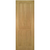 Eton American White Oak Veneer Staffetta Twin Telescopic Pocket Doors - Unfinished