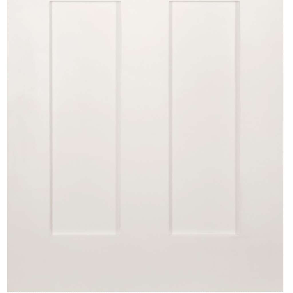 Three Folding Doors & Frame Kit - Eton Victorian Shaker 3+0 - White Primed
