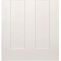 Three Folding Doors & Frame Kit - Eton Victorian Shaker 3+0 - White Primed