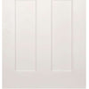 Five Folding Doors & Frame Kit - Eton Victorian Shaker 3+2 - White Primed