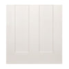 Eton Victorian Shaker Single Evokit Pocket Door Detail - White Primed