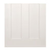 Eton Victorian Shaker Double Evokit Pocket Door Detail - White Primed