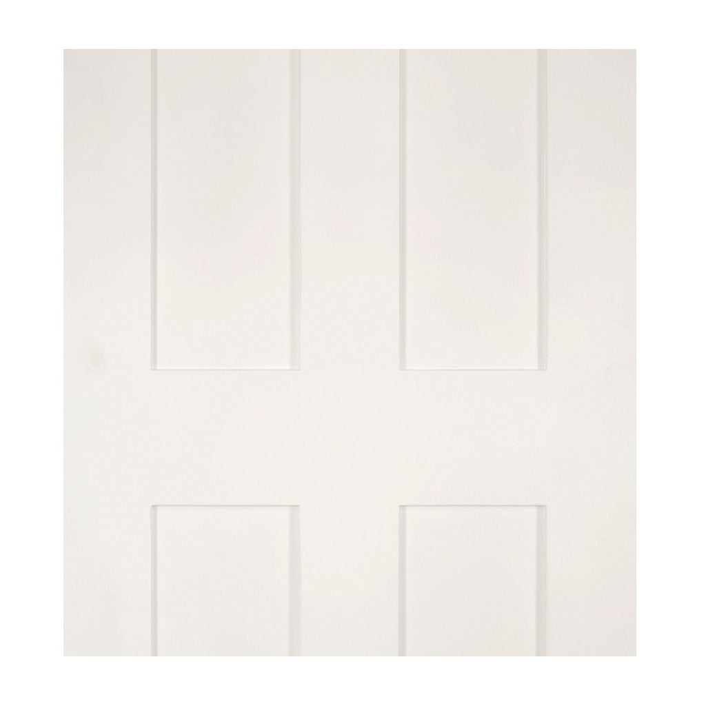 Two Folding Doors & Frame Kit - Eton Victorian Shaker 2+0 - White Primed