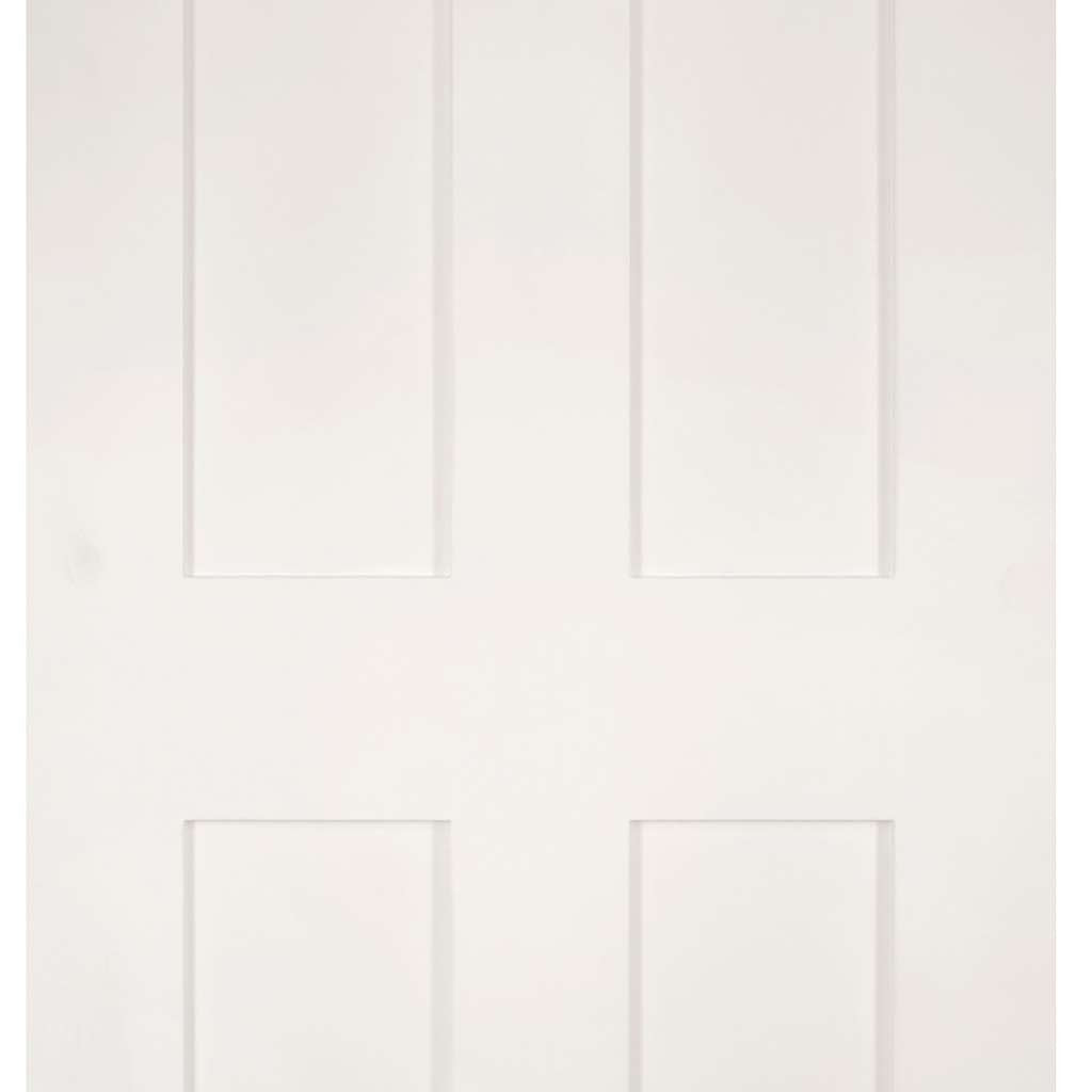 Four Folding Doors & Frame Kit - Eton Victorian Shaker 2+2 - White Primed