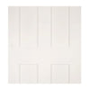 Deanta white primed panelled interior door