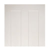 Eton Victorian Shaker Absolute Evokit Single Pocket Door Detail - White Primed