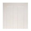 Two Folding Doors & Frame Kit - Eton Victorian Shaker 2+0 - White Primed