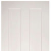 Three Folding Doors & Frame Kit - Eton Victorian Shaker 2+1 - White Primed