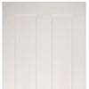 Five Folding Doors & Frame Kit - Eton Victorian Shaker 3+2 - White Primed