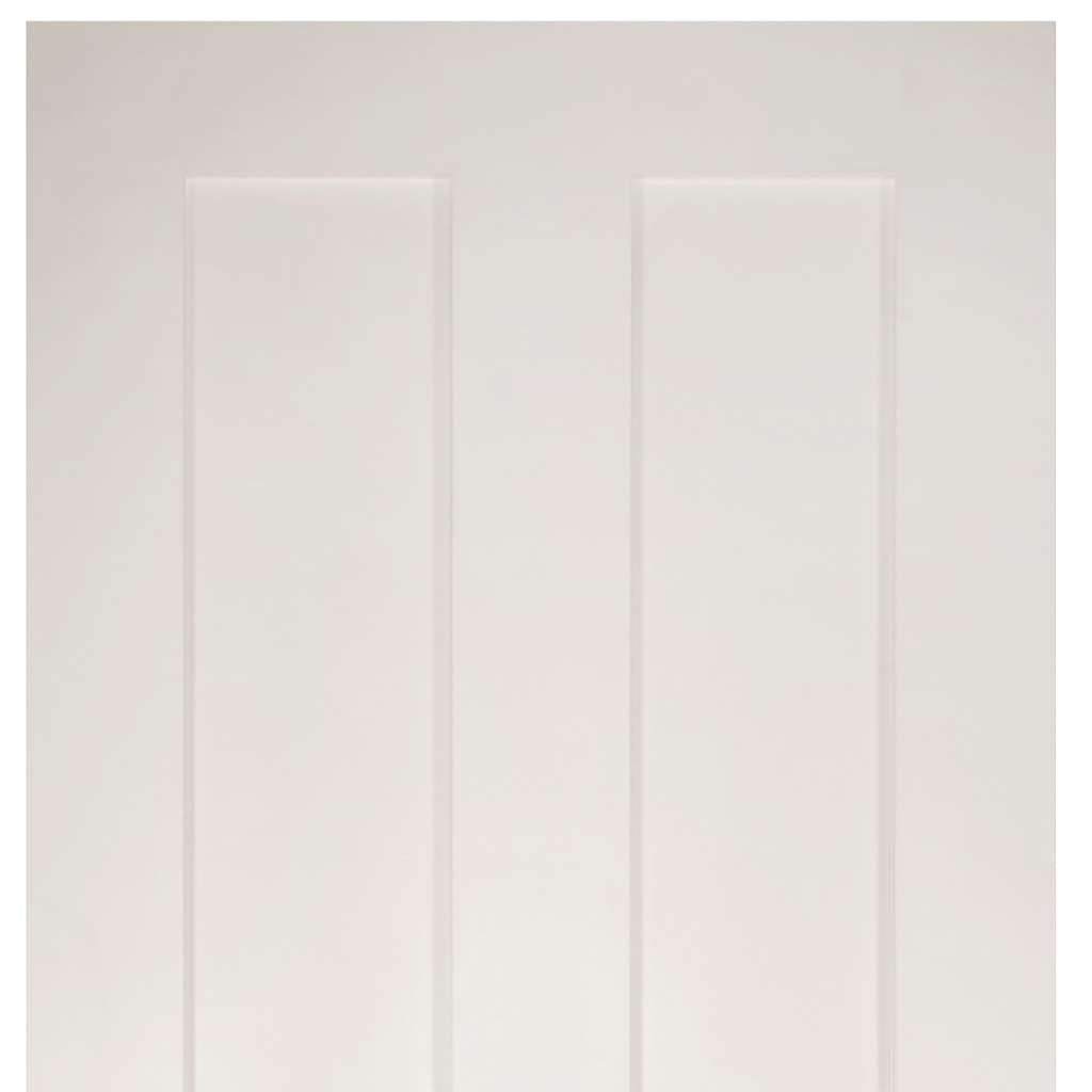 Five Folding Doors & Frame Kit - Eton Victorian Shaker 3+2 - White Primed