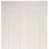 Six Folding Doors & Frame Kit - Eton Victorian Shaker 3+3 - White Primed