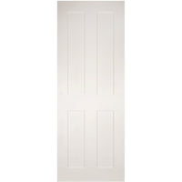 Eton White Primed Victorian Shaker Fire Door - 1/2 Hour Fire Rated