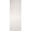 Three Folding Doors & Frame Kit - Eton Victorian Shaker 3+0 - White Primed