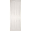 Three Sliding Maximal Wardrobe Doors & Frame Kit - Eton White Primed Victorian Shaker Door