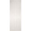 Deanta white primed panelled interior door