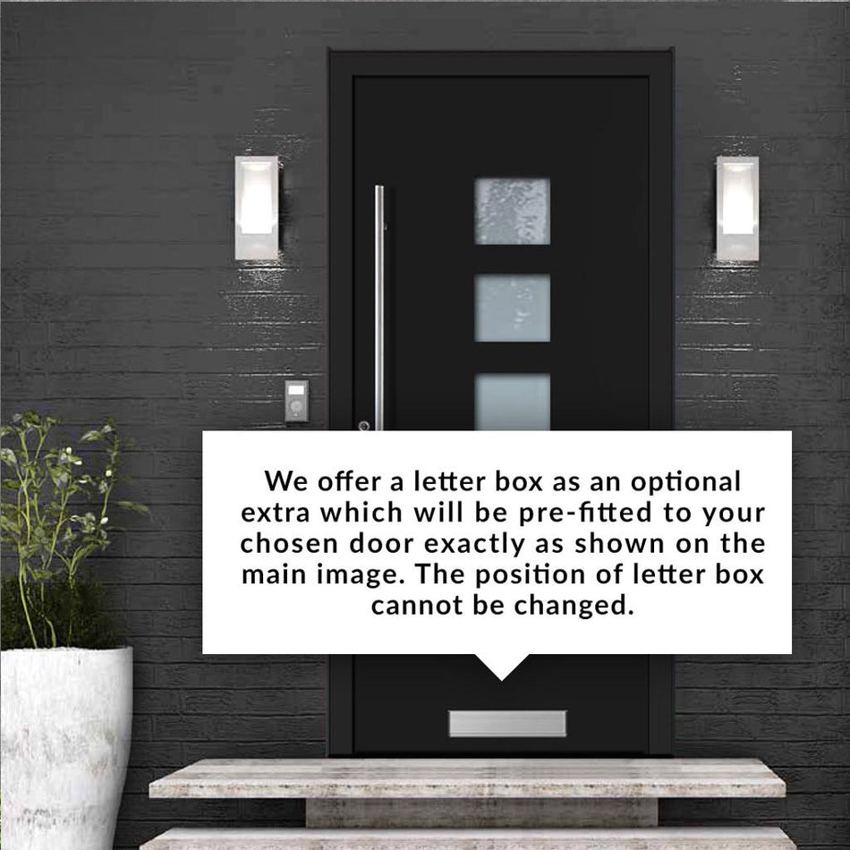 External ThruSafe Aluminium Door - 1306 Plain - 7 Colour Options