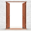 Exterior Double Door Frame, Type 1 for Double Doors, Made to size, with or without threshold or cill.