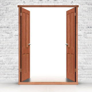Image: Exterior LPD Hardwood Door Frames for Double Doors
