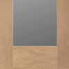 Three Sliding Doors and Frame Kit - Pattern 10 Oak 1 Pane Door - Clear Glass - Prefinished