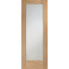 Pattern 10 oak interior glazed door