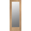 Bespoke Thrufold Pattern 10 1L Oak Glazed Folding 3+3 Door - Prefinished