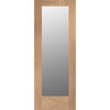 Bespoke Thruslide Pattern 10 1 Pane Oak Glazed 2 Door Wardrobe and Frame Kit - Prefinished