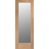 Bespoke Thrufold Pattern 10 1L Shaker Oak Glazed Folding 3+2 Door