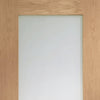 Pattern 10 oak interior glazed door