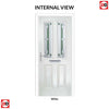 Premium Composite Front Door Set - Esprit 2 Winestead Green Glass - Shown in Green