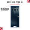 Premium Composite Front Door Set - Impala Solid - Shown in Blue