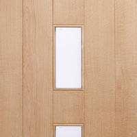 Empress Exterior Oak Door and Frame Set - Zinc Double Glazing, From LPD Joinery