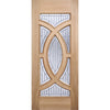 Majestic Oak Door - Zinc Clear Tri Glazing, From LPD Joinery