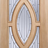 Empress External Oak Door - Zinc Clear Tri Glazing, From LPD Joinery