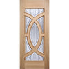 Majestic External Oak Door Pair - Zinc Bevel Clear Tri Glazing