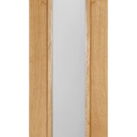 Exterior Empress Oak Faced Tri Glazed Side light - Zinc Design, From LPD Joinery