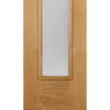 Exterior Empress Oak Faced Tri Glazed Side light - Zinc Design, From LPD Joinery