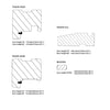 cross sections and dimensions of Xl Joinery exterior door frame