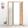 External XL Joinery Oak Door Frame with Single Side Aperture