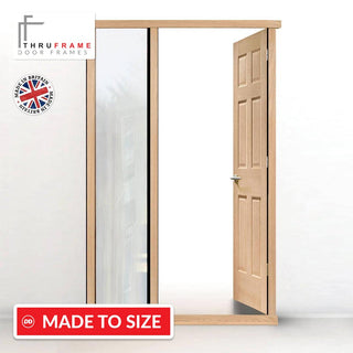 Image: Exterior Door Frame with side glass aperture, Made to size, Type 2 Model 1.