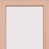 EXTERIOR Hemlock Full Pane Door Pair - Fit Your Own Glass