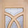 Majestic External Oak Door and Frame Set - Zinc Double Glazing, From LPD Joinery
