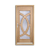 Majestic External Oak Door and Frame Set - Zinc Double Glazing, From LPD Joinery