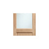 2XG Oak Door - Clear Double Glazing