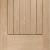 Bespoke Thruslide Surface Suffolk Oak - Sliding Double Door and Track Kit - Prefinished