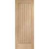 Bespoke Suffolk Oak Single Pocket Door Detail - Vertical Lining